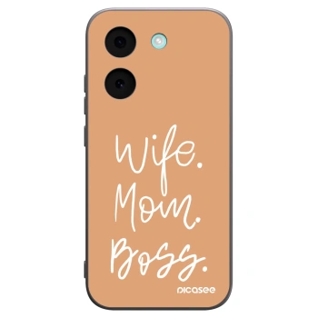 Picasee Xiaomi Poco X8 Pro Hülle - Schwarzes Silikon - Boss Mama