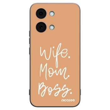 Picasee Xiaomi Poco X8 Pro Max Hülle - Schwarzes Silikon - Boss Mama