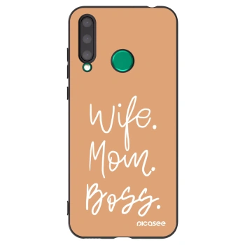 Picasee Honor 20 Lite Hülle - Schwarzes Silikon - Boss Mama
