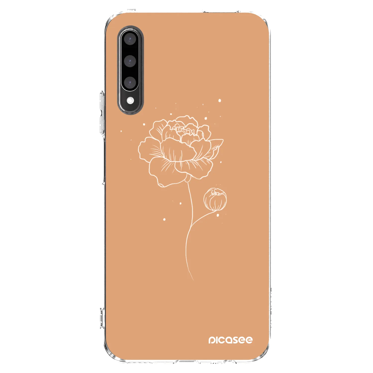 Picasee Honor 9X Pro Hülle - Transparentes Silikon - Peonies