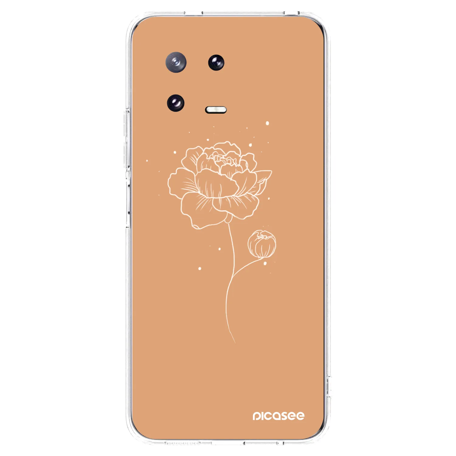 Picasee Xiaomi 13 Pro Hülle - Transparentes Silikon - Peonies