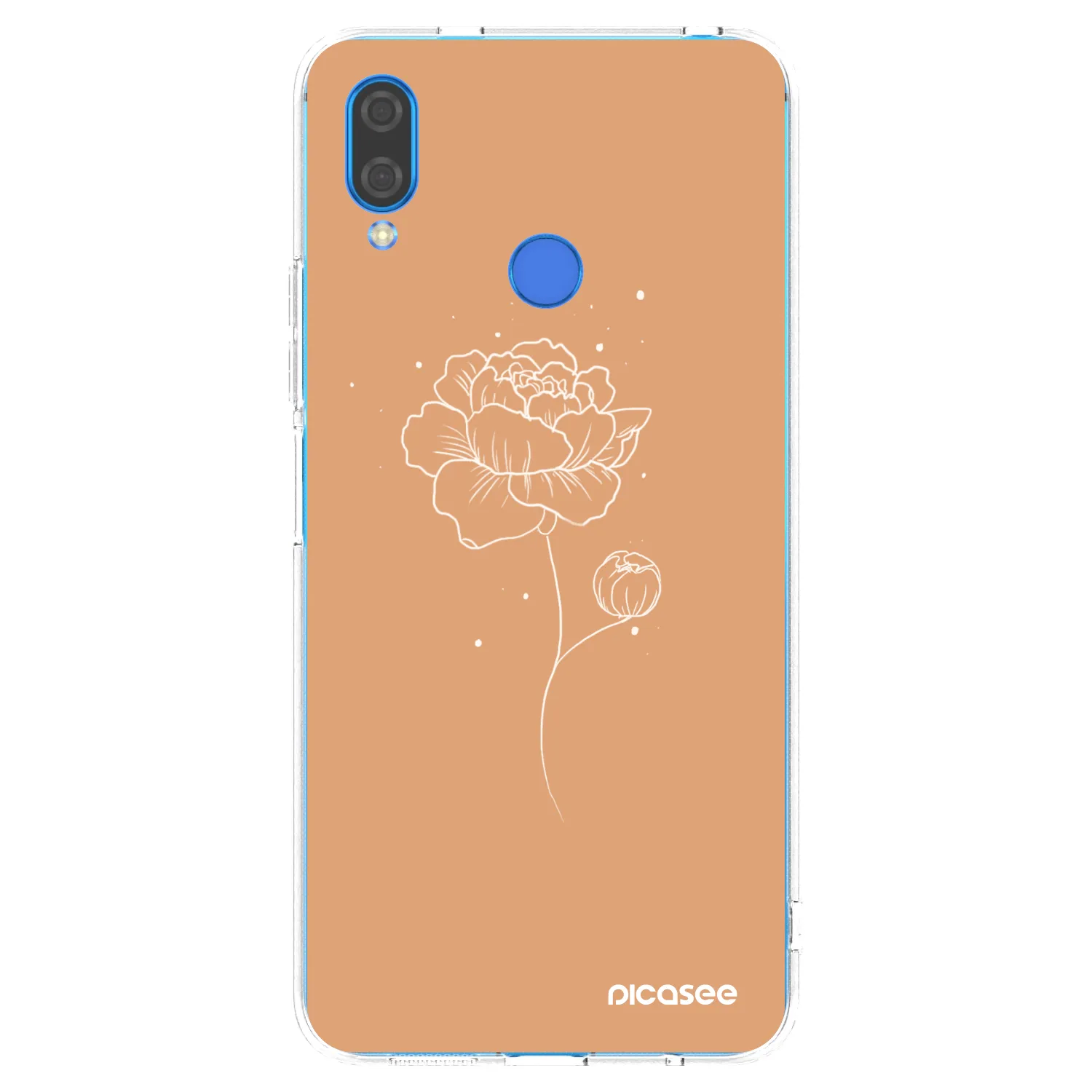 Picasee Huawei Nova 3 Hülle - Transparentes Silikon - Peonies