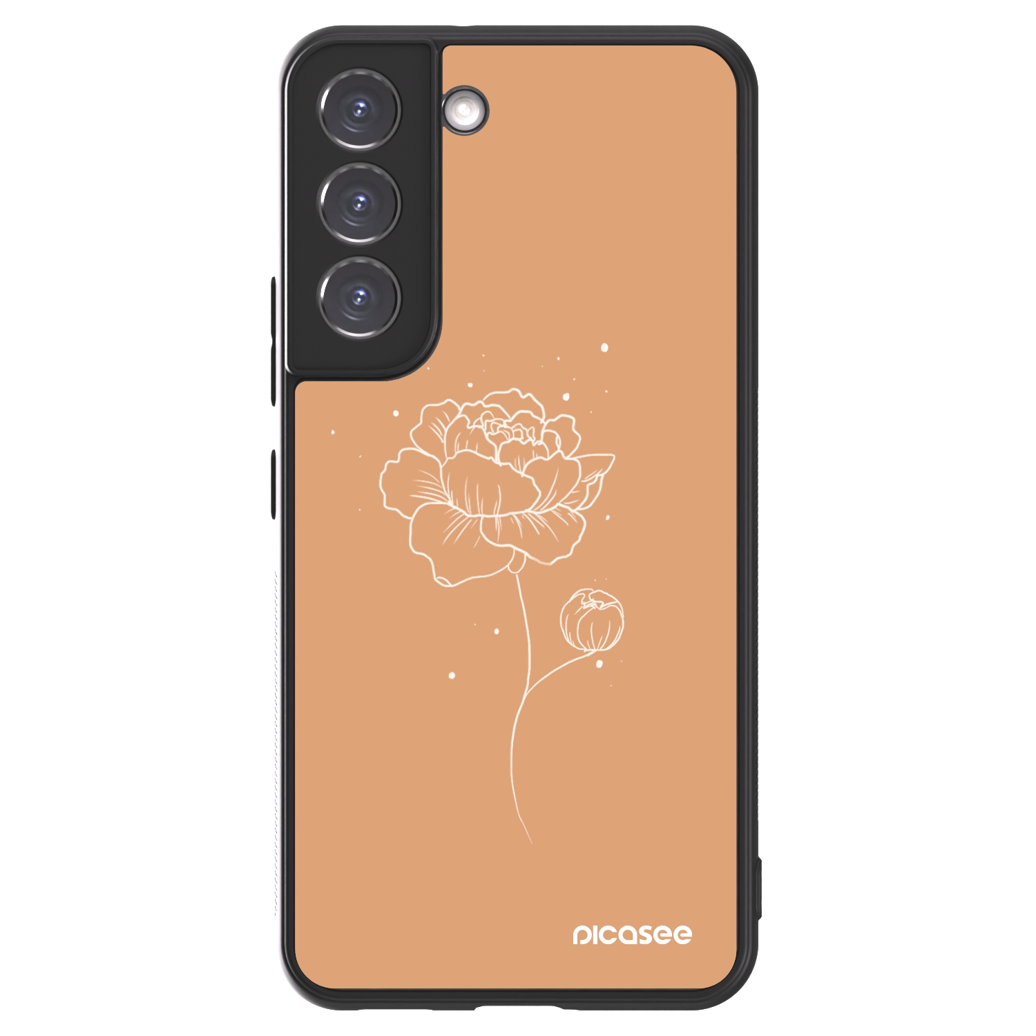 Picasee ULTIMATE CASE PowerShare für Samsung Galaxy S22 5G - Peonies