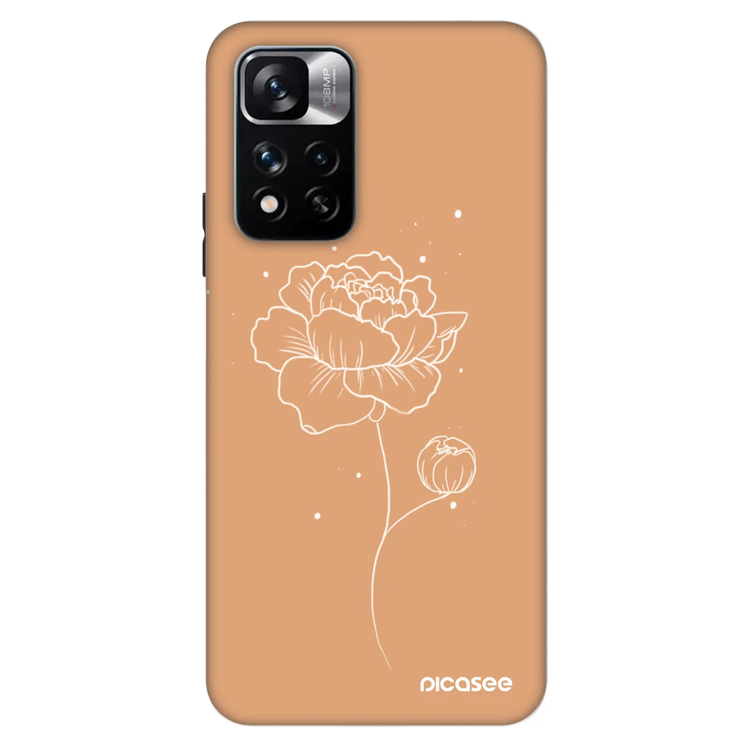 Picasee Fashion Case für Xiaomi Redmi Note 11 Pro - Peonies
