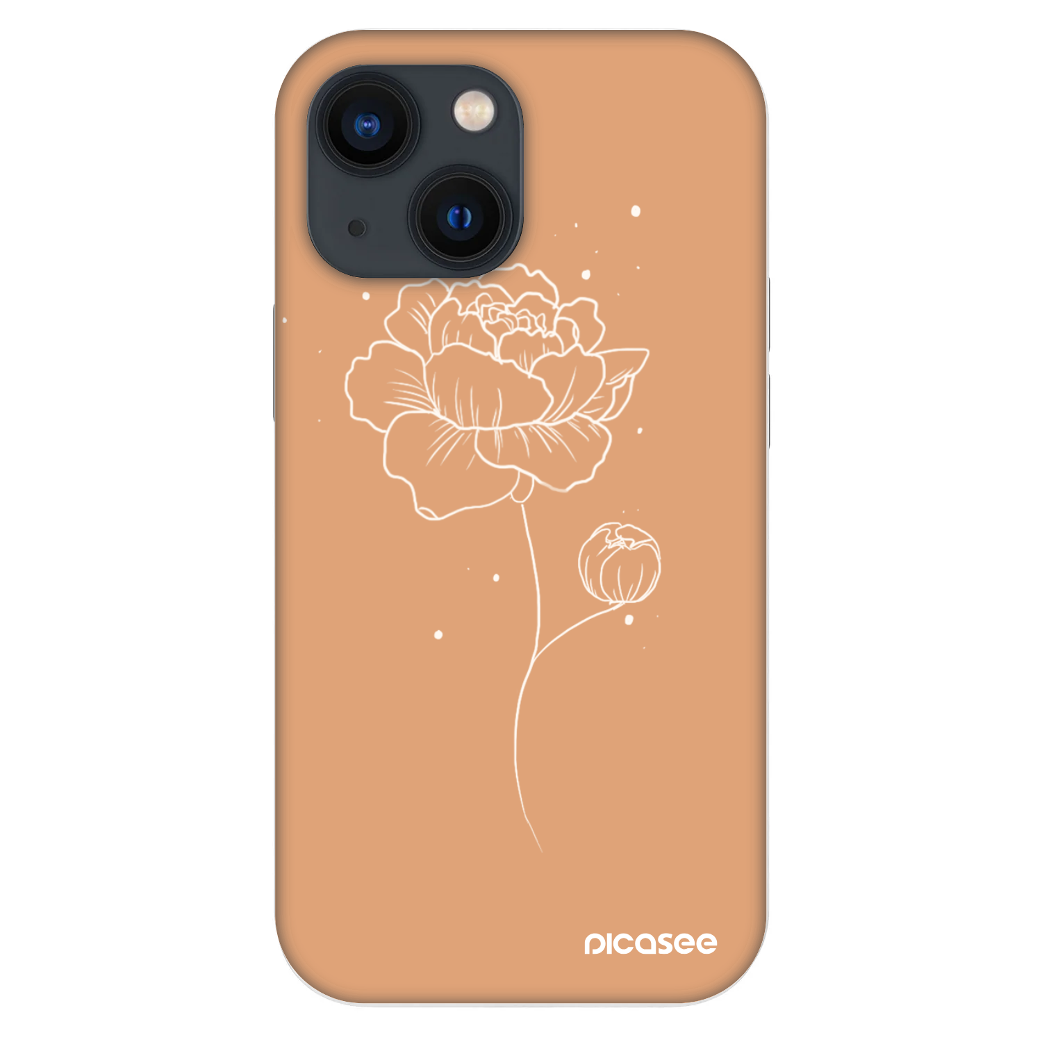 Picasee Fashion Case für Apple iPhone 13 mini - Peonies