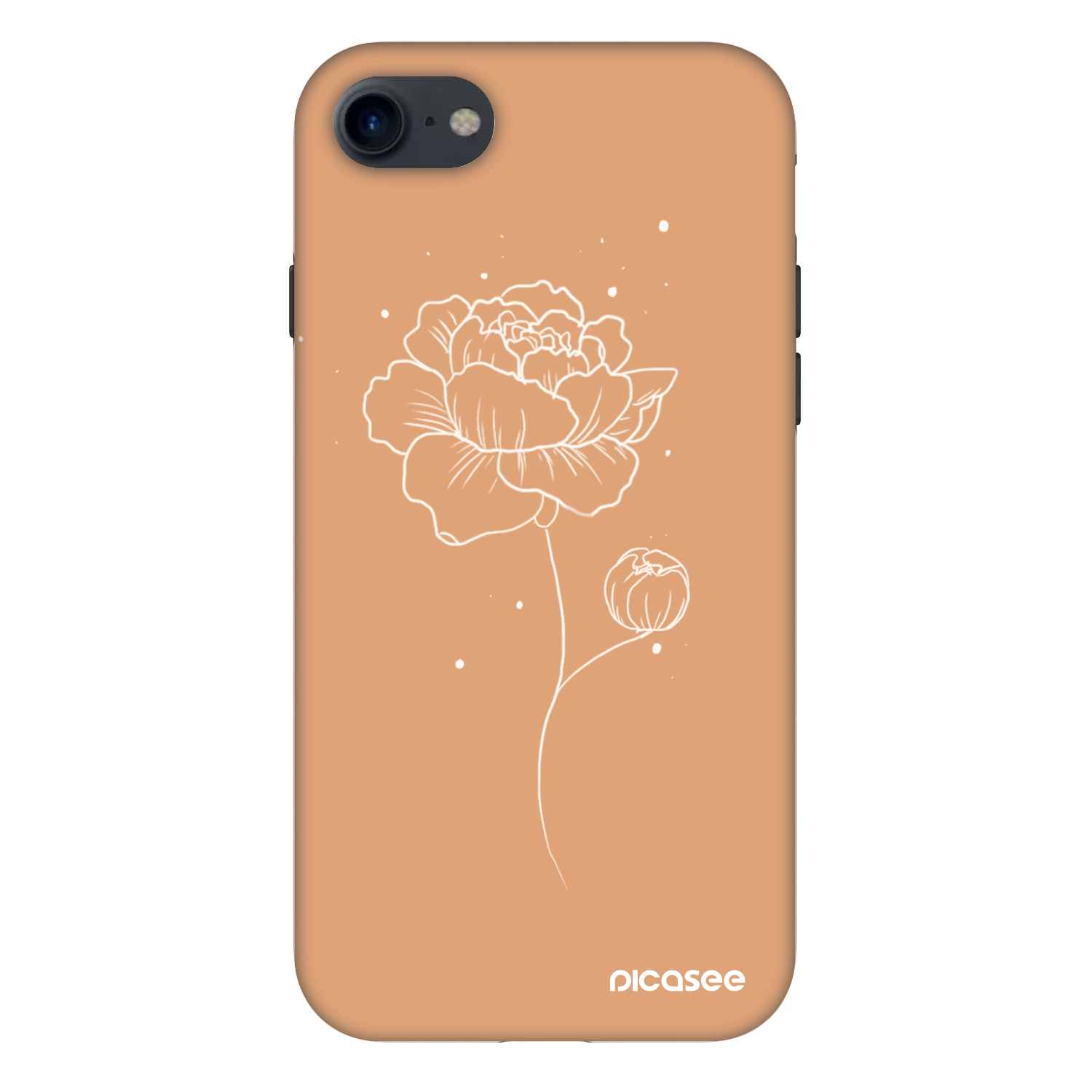 Picasee Fashion Case für Apple iPhone SE 2022 - Peonies