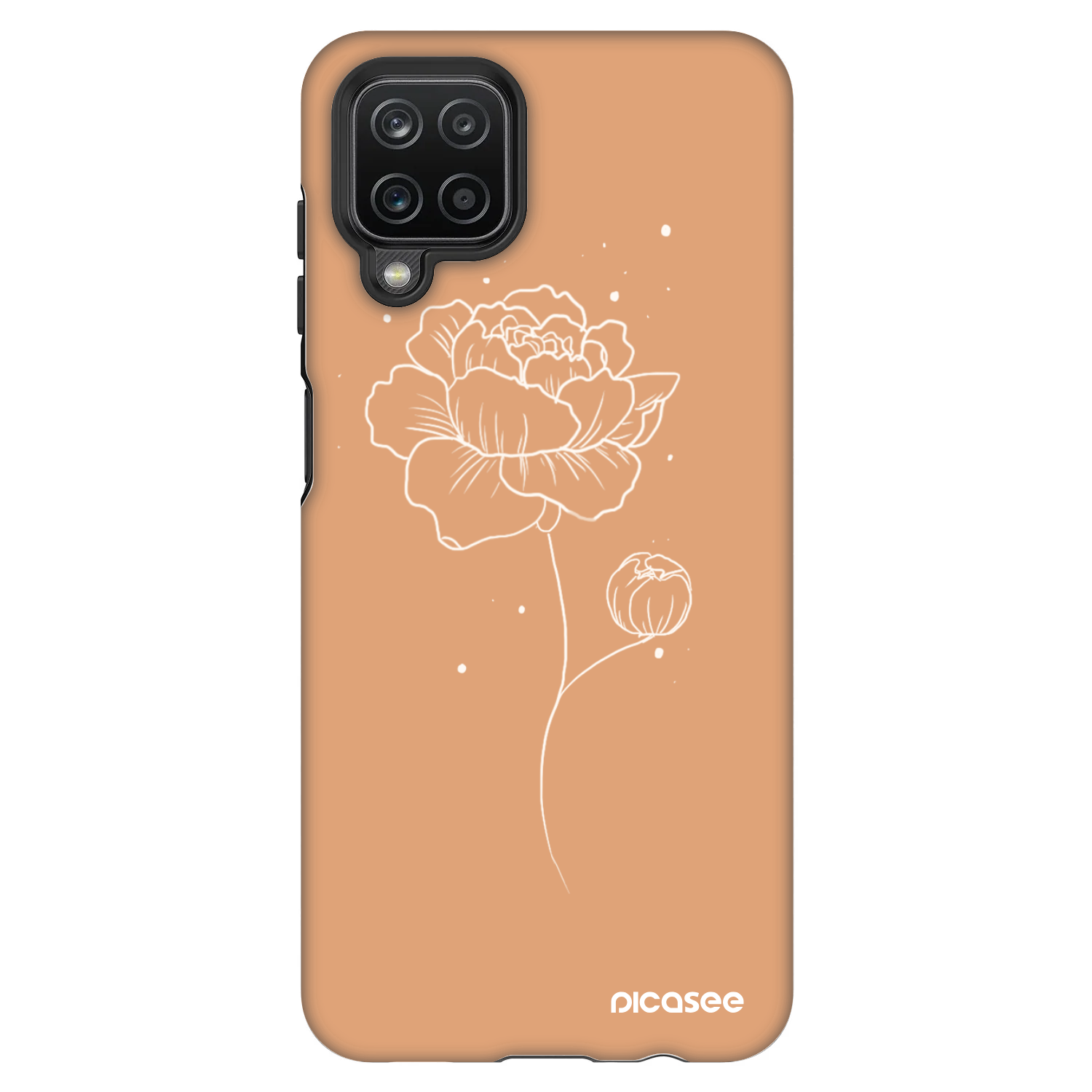 Picasee Fashion Case für Samsung Galaxy A12 A125F - Peonies
