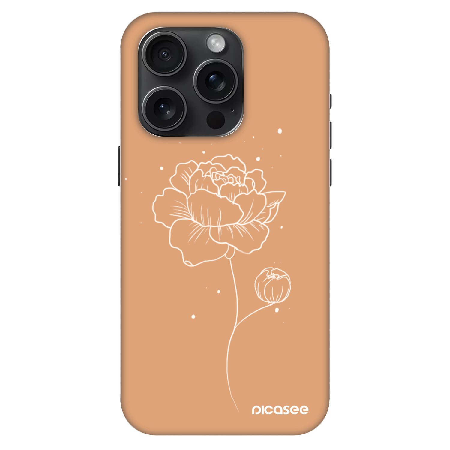 Picasee Fashion Case MagSafe für Apple iPhone 15 Pro - Peonies