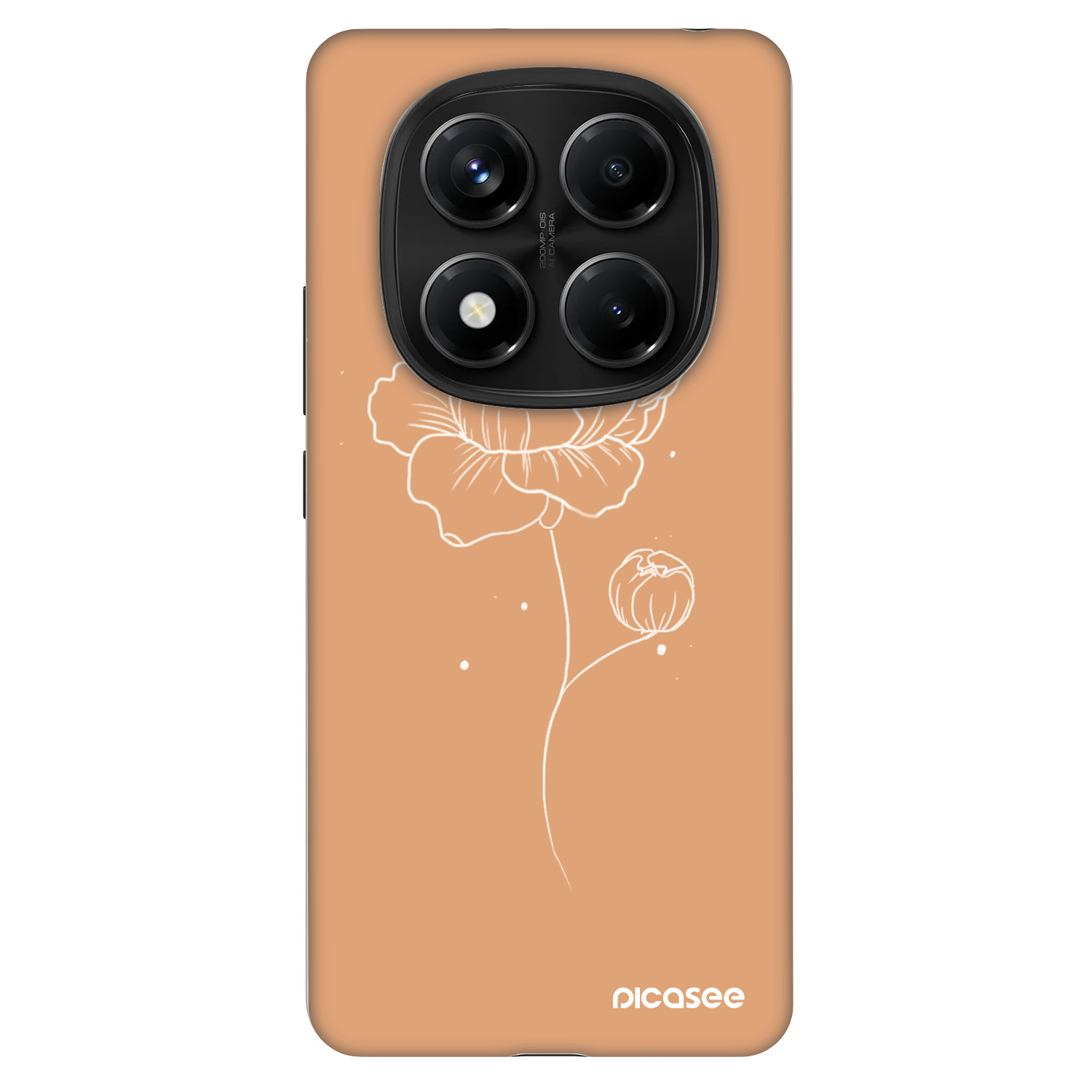 Picasee Fashion Case für Xiaomi Redmi Note 14 Pro 4G - Peonies