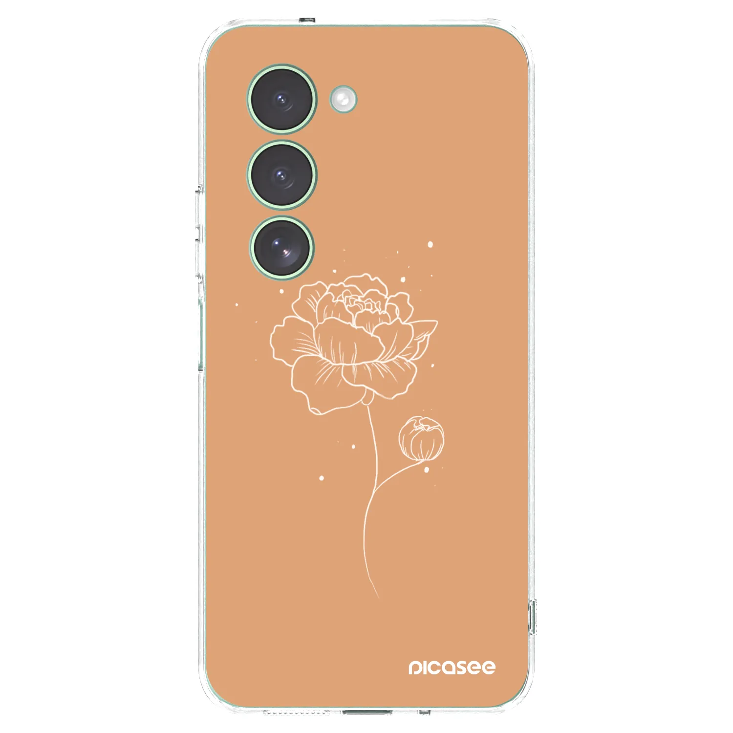Picasee Xiaomi Redmi 15 5G Hülle - Transparentes Silikon - Peonies