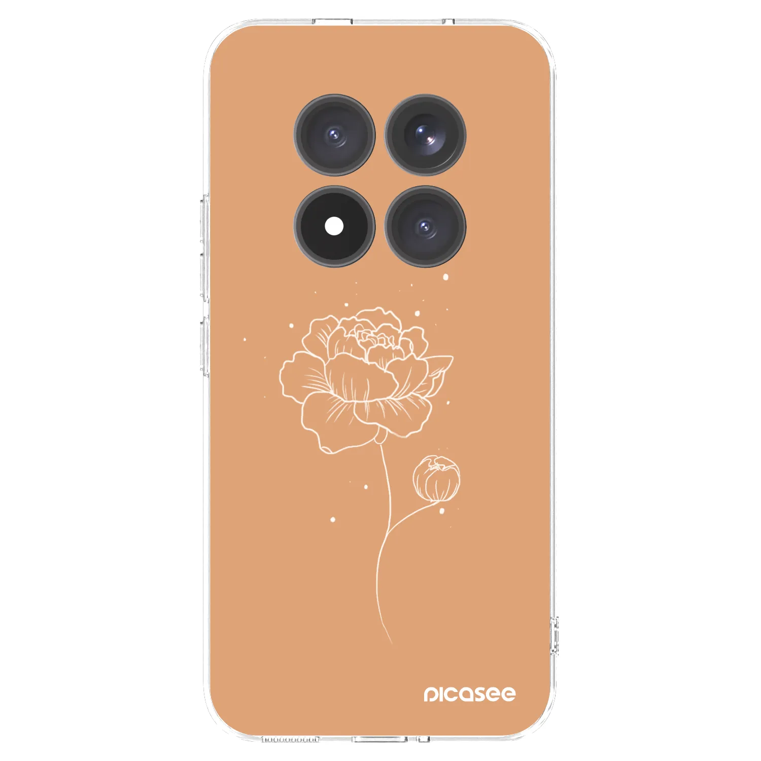 Picasee Xiaomi Redmi Note 15 Pro+ Hülle - Transparentes Silikon - Peonies