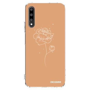 Picasee Honor 9X Pro Hülle - Transparentes Silikon - Peonies