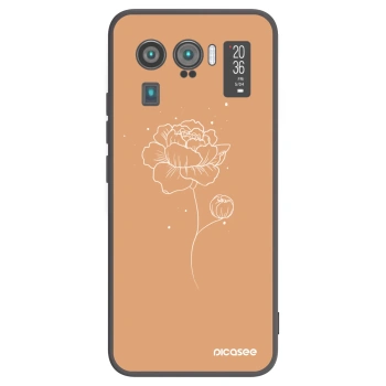 Picasee Xiaomi Mi 11 Ultra Hülle - Schwarzes Silikon - Peonies
