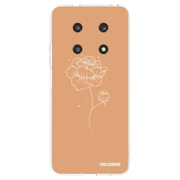Picasee Honor Magic4 Lite 5G Hülle - Transparentes Silikon - Peonies