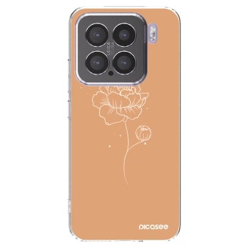 Picasee Xiaomi 15 Hülle - Transparentes Silikon - Peonies