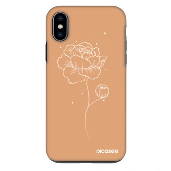 Hülle für Apple iPhone X/XS - Peonies