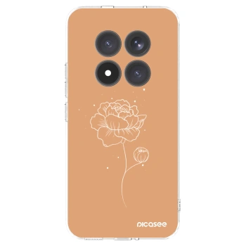 Picasee Xiaomi Redmi Note 15 Pro+ Hülle - Transparentes Silikon - Peonies