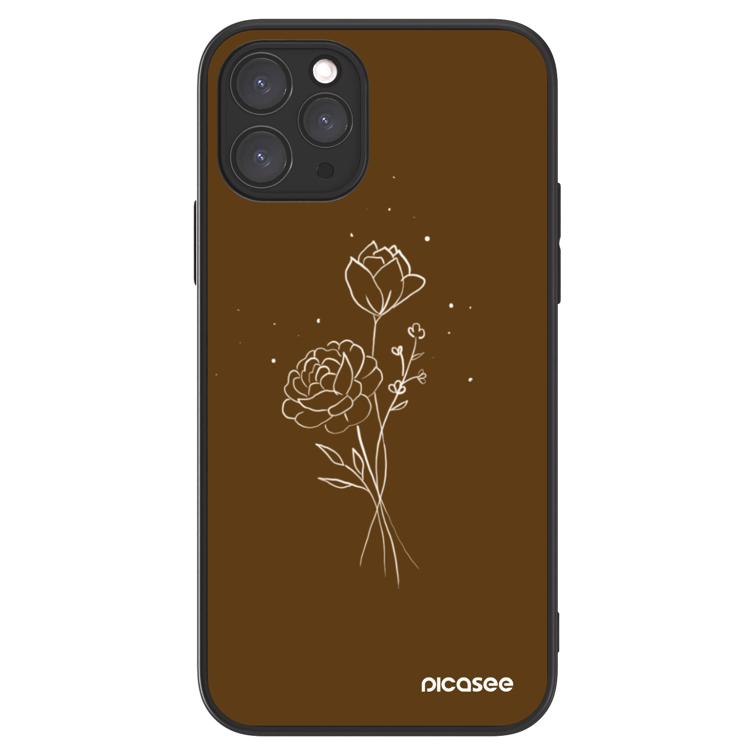 Picasee ULTIMATE CASE für Apple iPhone 11 Pro - Brown flowers