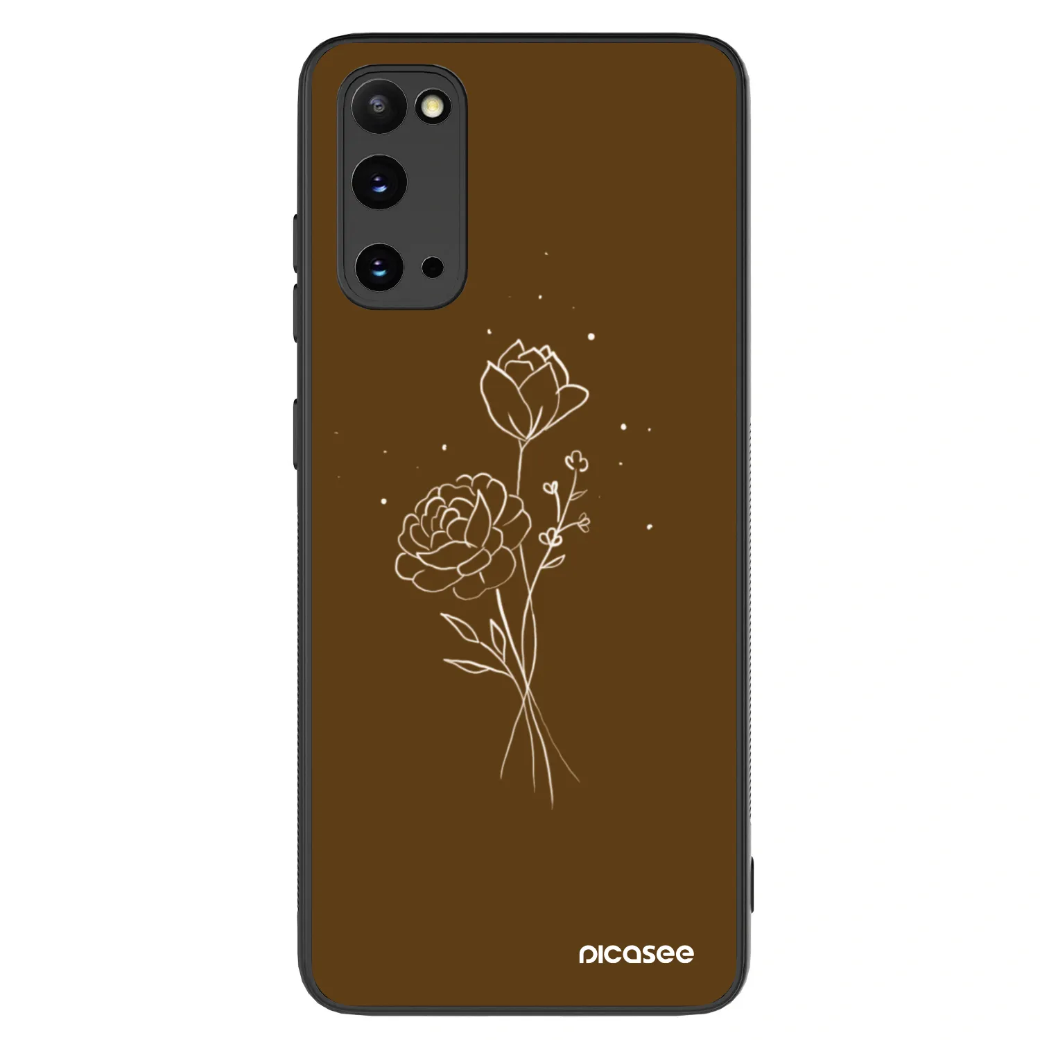Picasee ULTIMATE CASE für Samsung Galaxy S20 G980F - Brown flowers