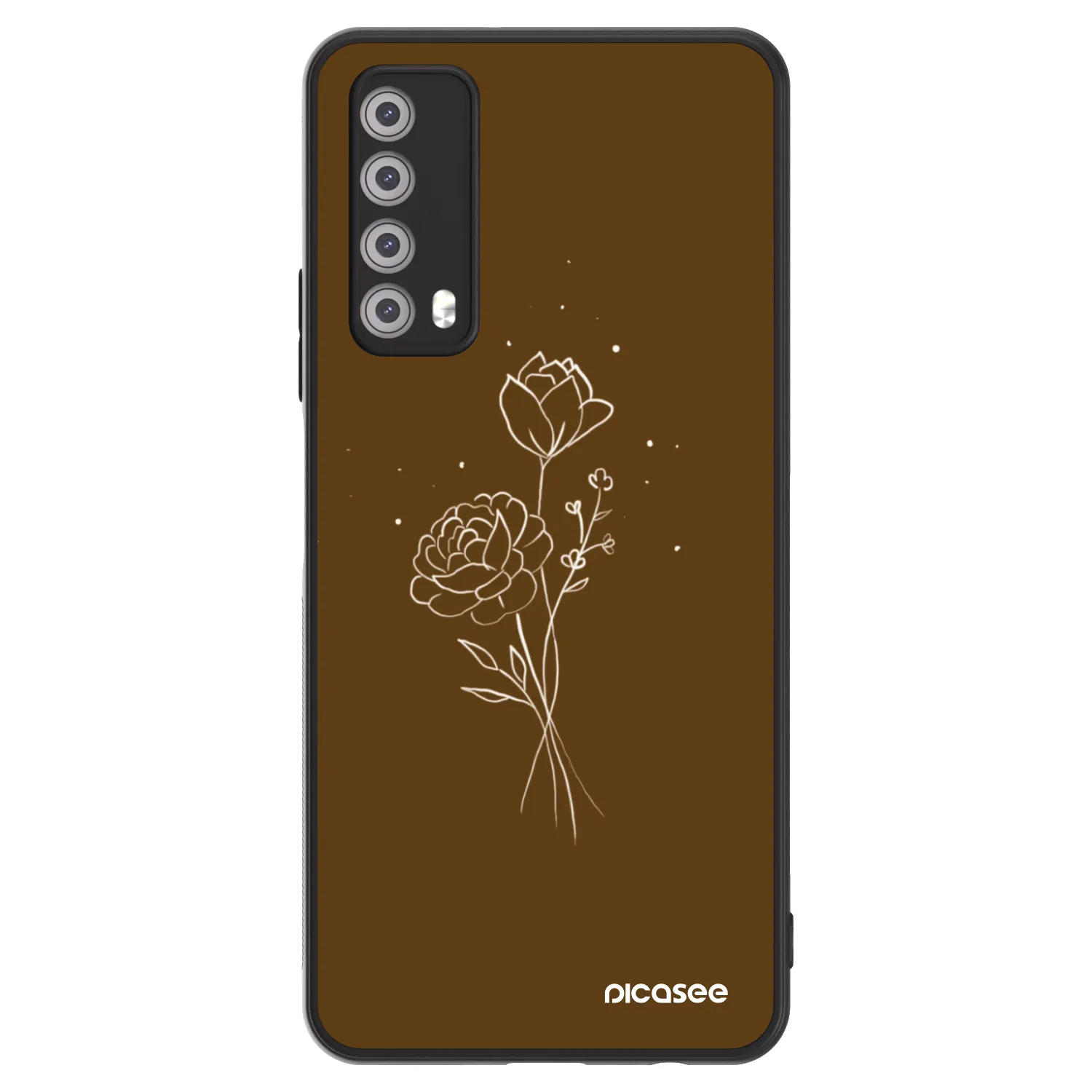 Picasee ULTIMATE CASE für Huawei P Smart 2021 - Brown flowers