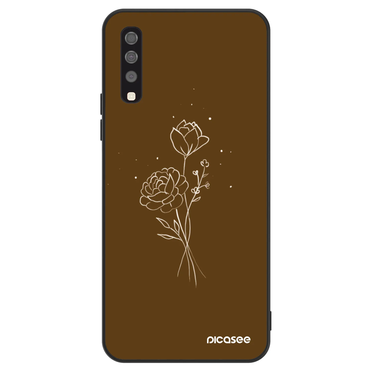 Picasee ULTIMATE CASE für Samsung Galaxy A70 A705F - Brown flowers