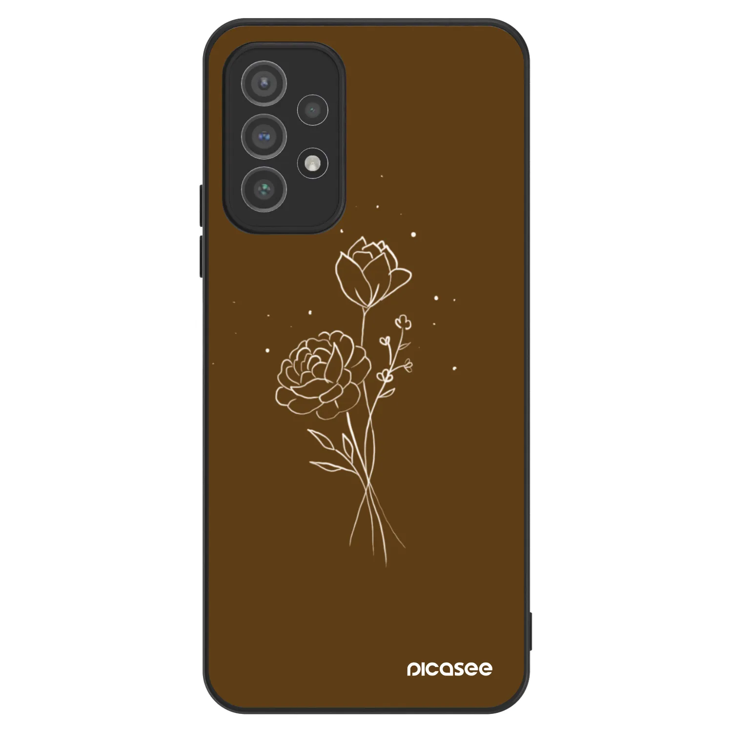 Picasee ULTIMATE CASE für Samsung Galaxy A72 A725F - Brown flowers