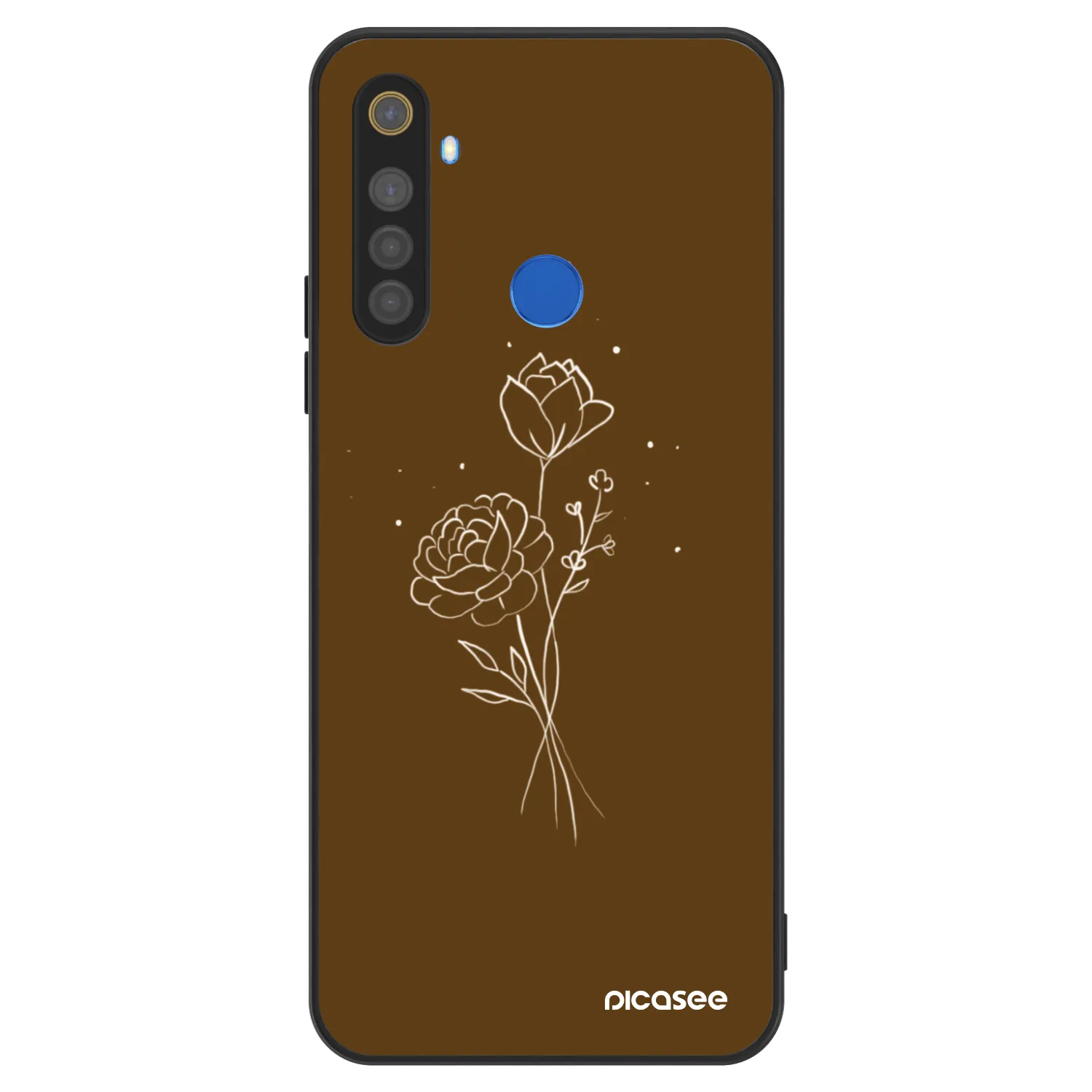 Picasee ULTIMATE CASE für Realme 5 - Brown flowers
