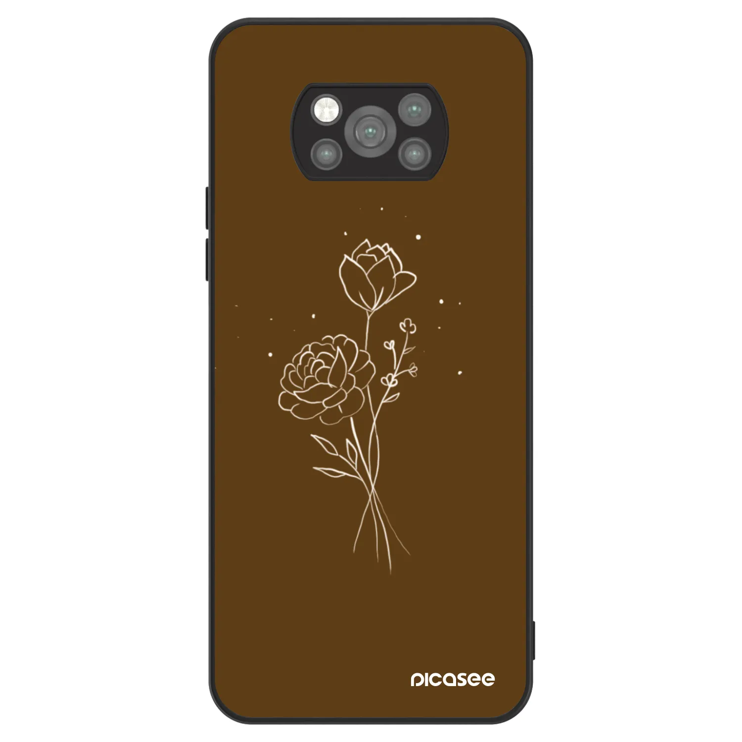 Picasee ULTIMATE CASE für Xiaomi Poco X3 Pro - Brown flowers