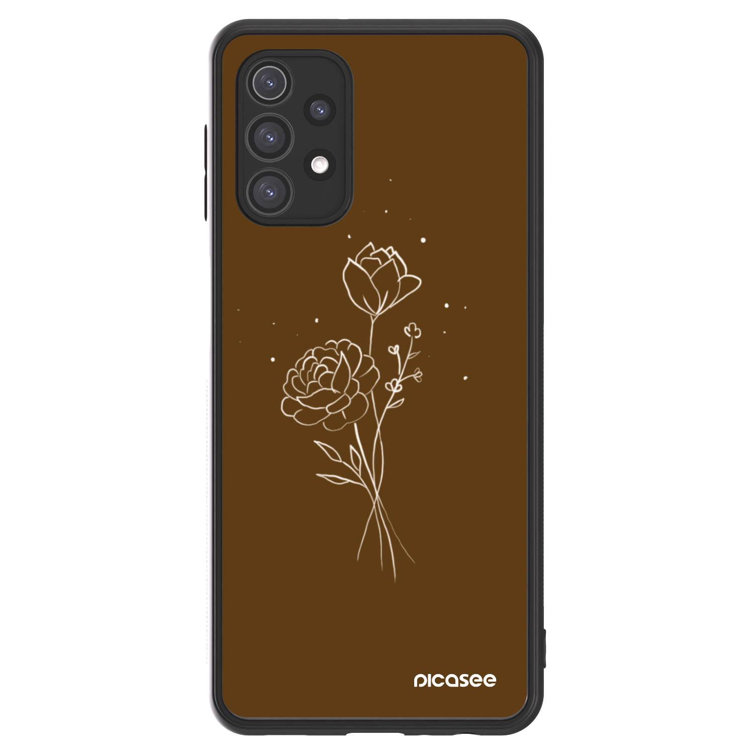 Picasee ULTIMATE CASE für Samsung Galaxy A32 5G A326B - Brown flowers