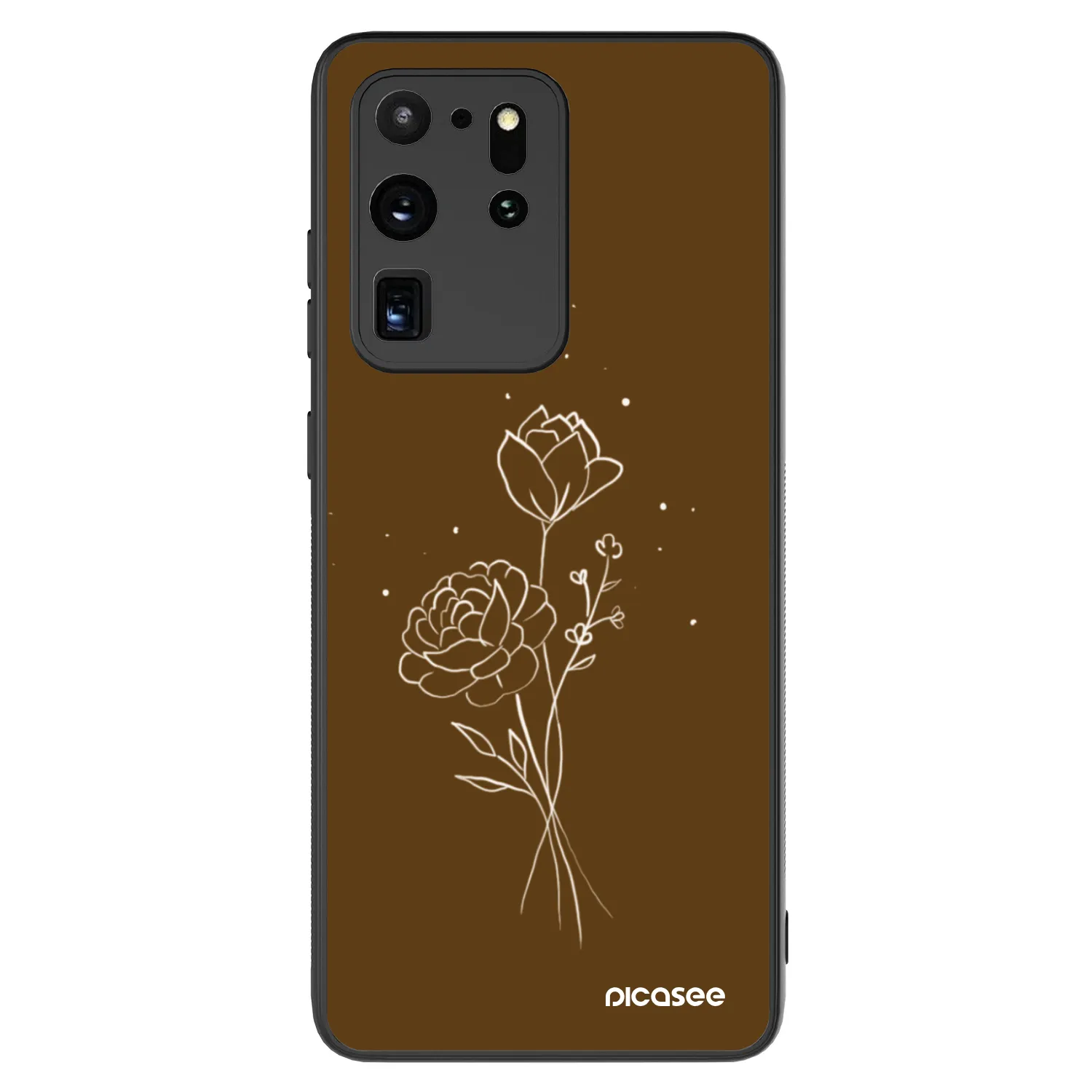 Picasee ULTIMATE CASE für Samsung Galaxy S20 Ultra 5G G988F - Brown flowers