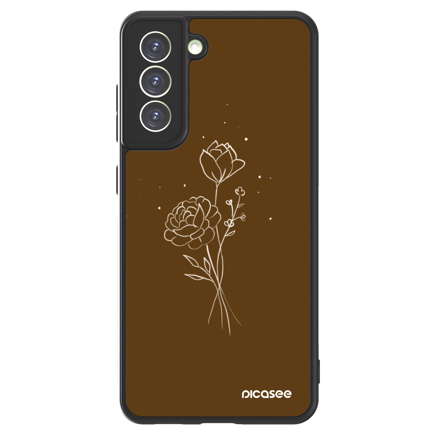Picasee ULTIMATE CASE für Samsung Galaxy S21 FE 5G - Brown flowers