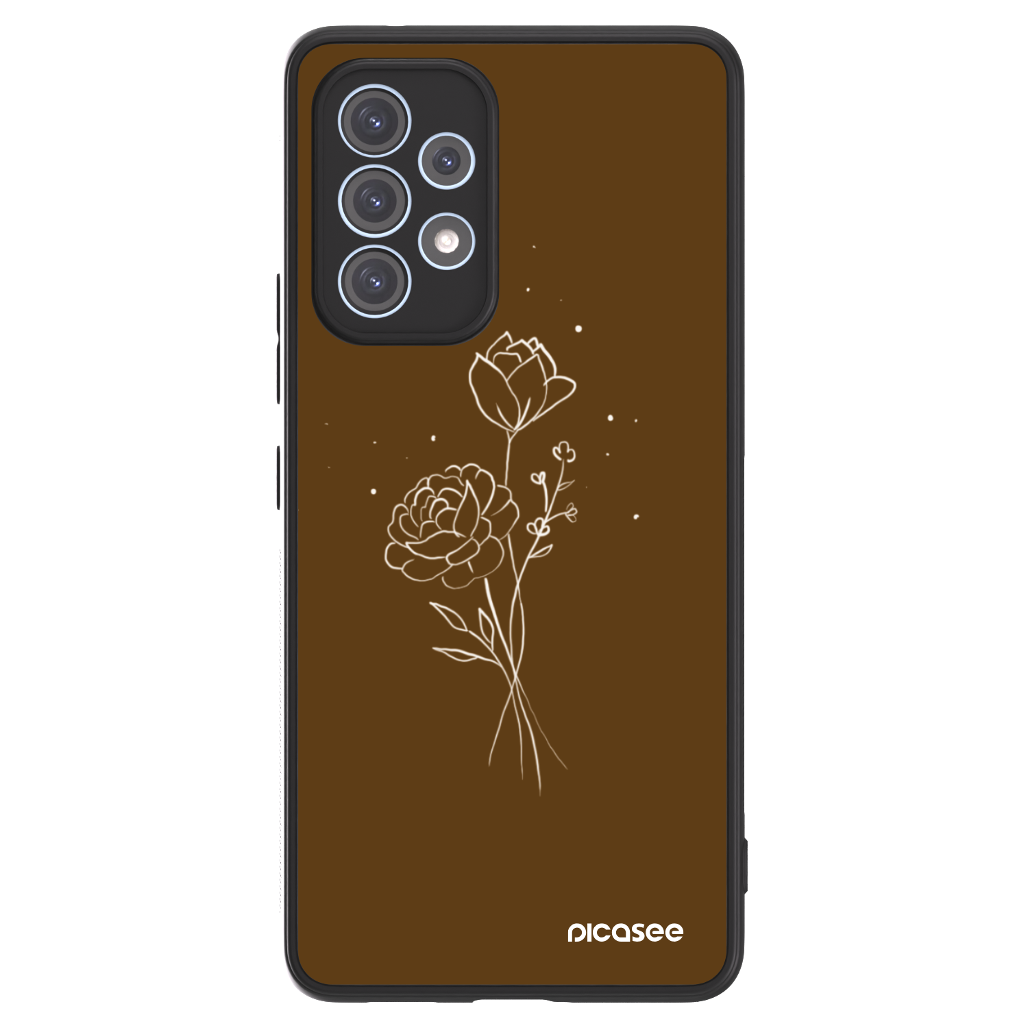 Picasee ULTIMATE CASE für Samsung Galaxy A53 5G A536 - Brown flowers