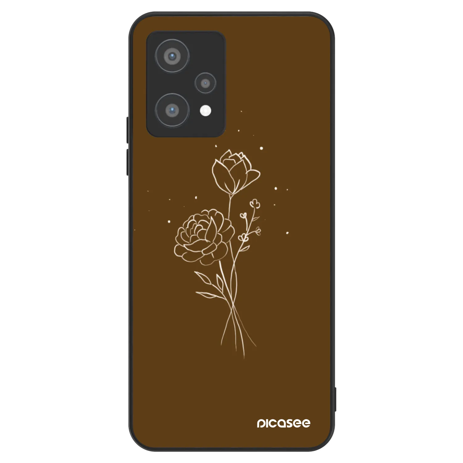 Picasee ULTIMATE CASE für Realme 9 Pro 5G - Brown flowers