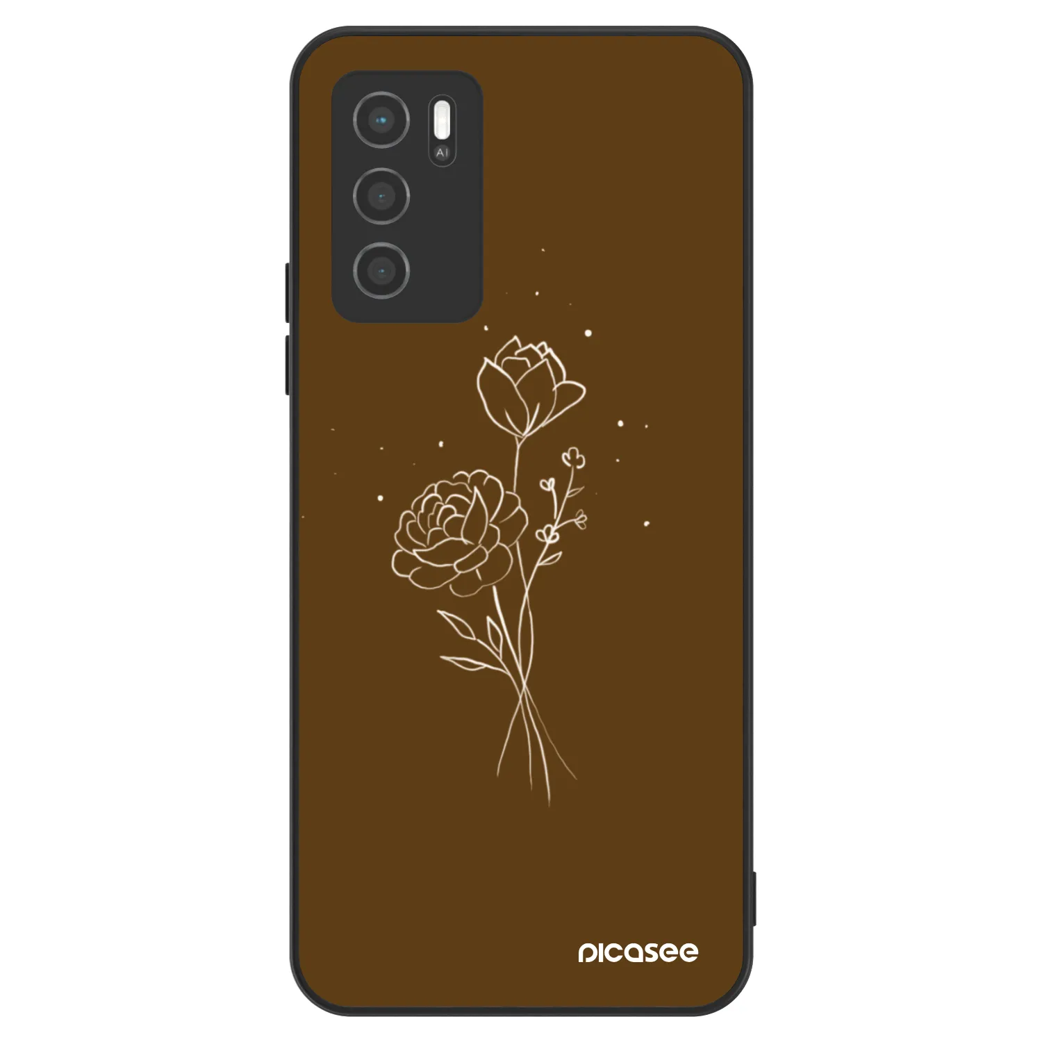 Picasee ULTIMATE CASE für OPPO A16 - Brown flowers