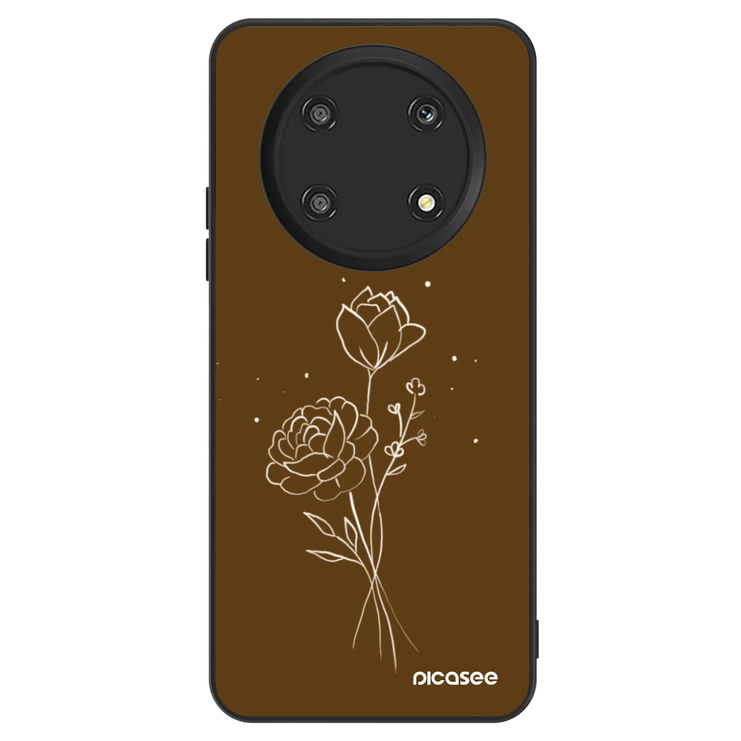 Picasee ULTIMATE CASE für Honor Magic4 Lite 5G - Brown flowers