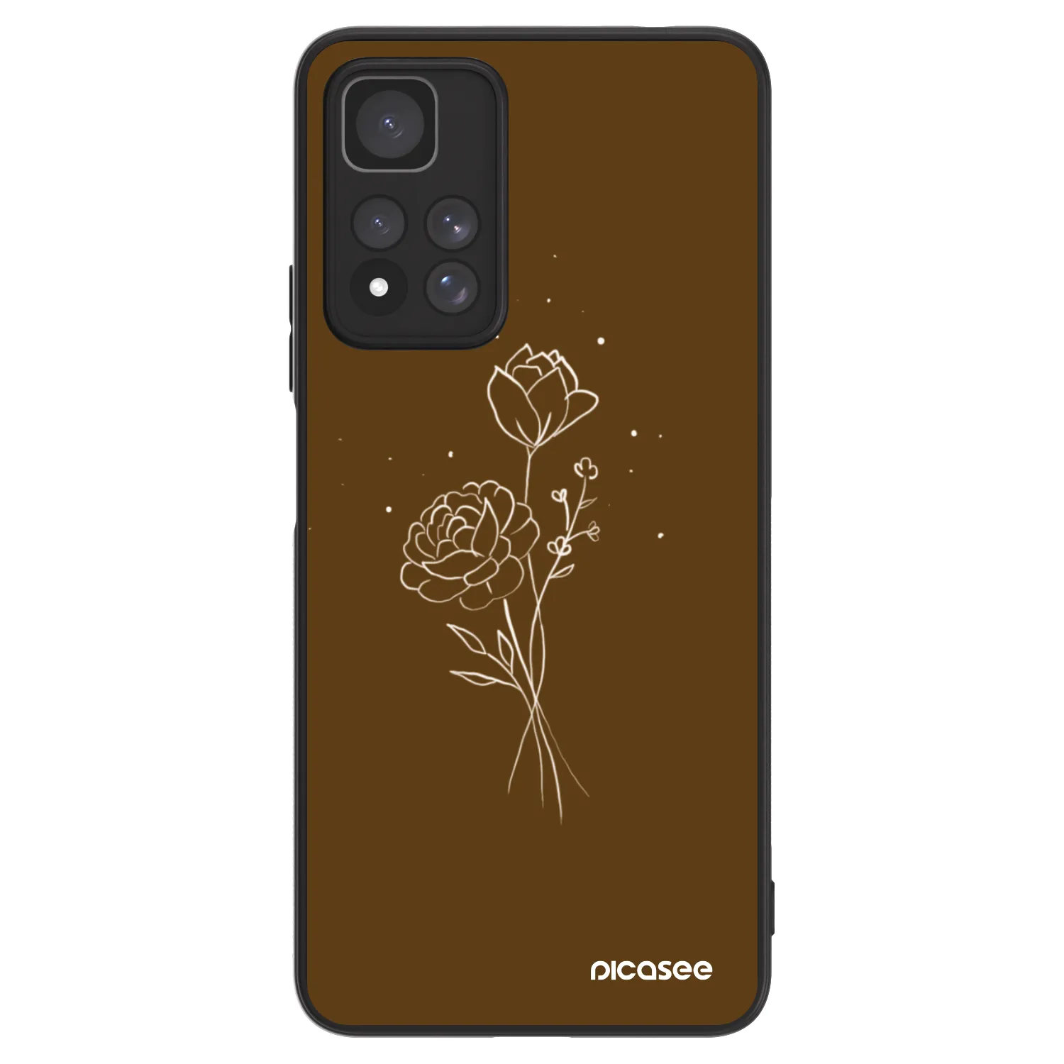 Picasee ULTIMATE CASE für Xiaomi Redmi Note 11 Pro+ 5G - Brown flowers