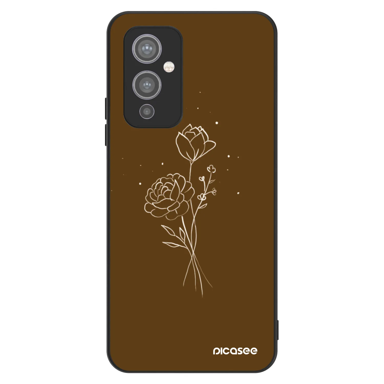 Picasee ULTIMATE CASE für OnePlus 9 - Brown flowers