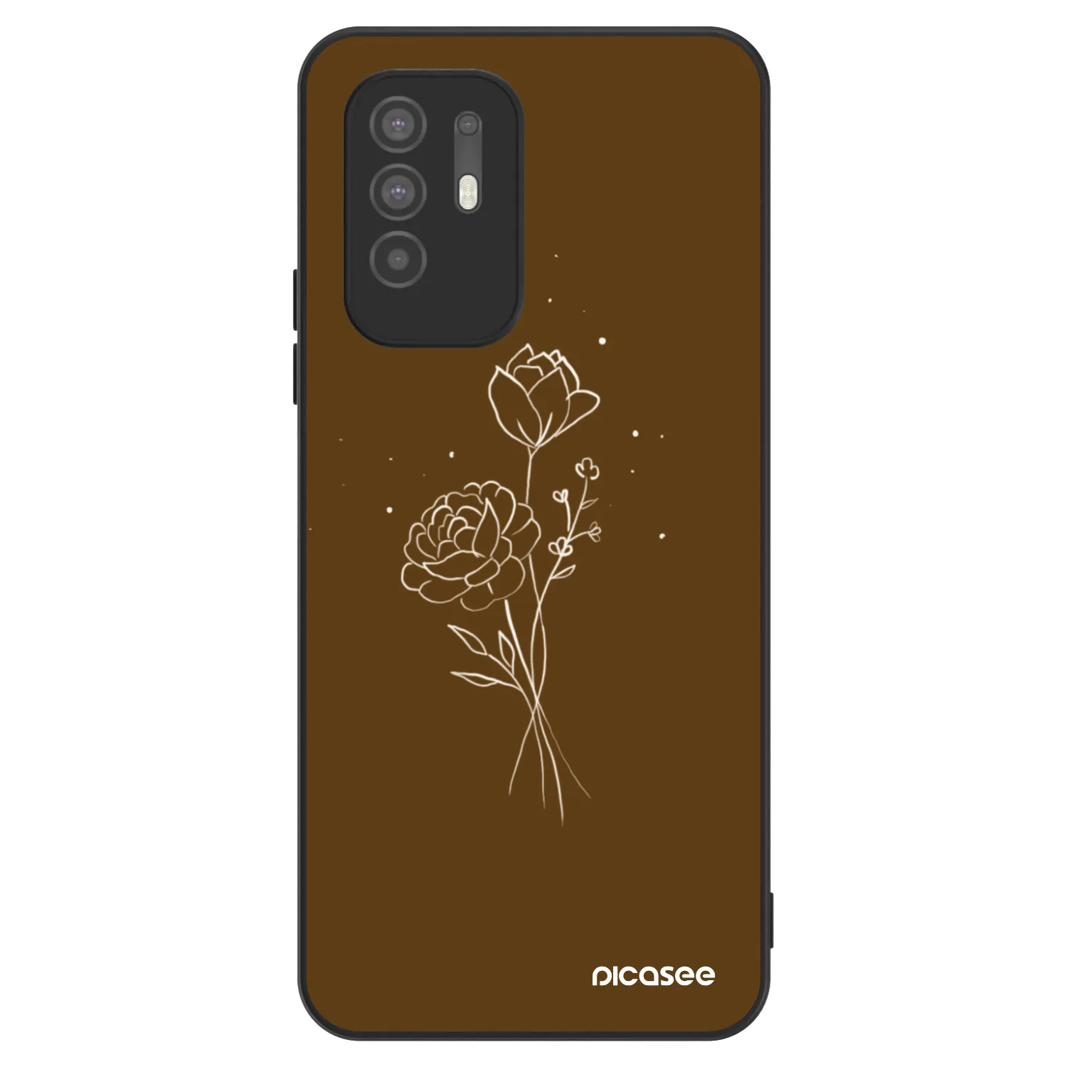 Picasee ULTIMATE CASE für OPPO A94 5G - Brown flowers