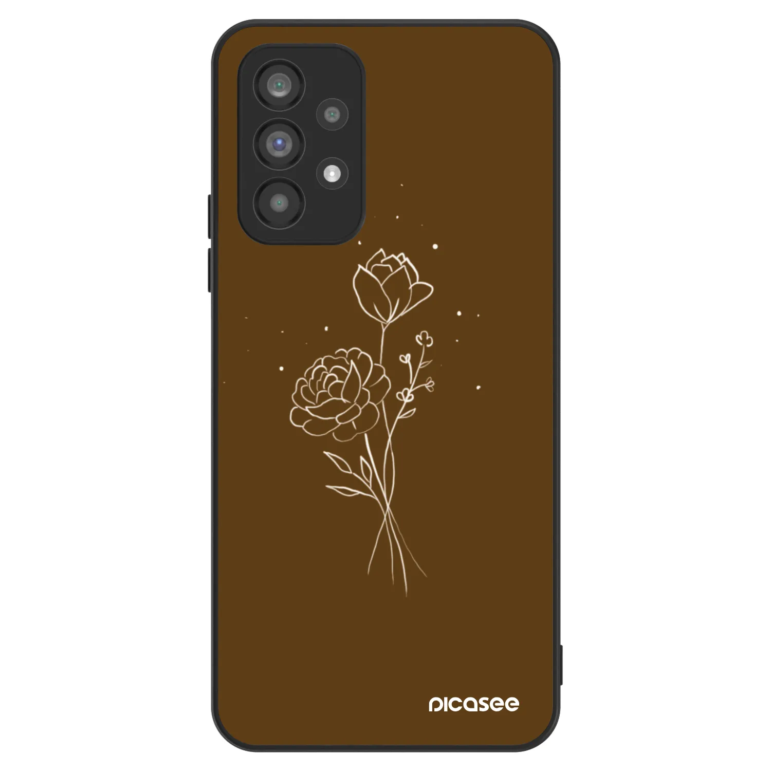 Picasee ULTIMATE CASE für Samsung Galaxy A73 5G - Brown flowers