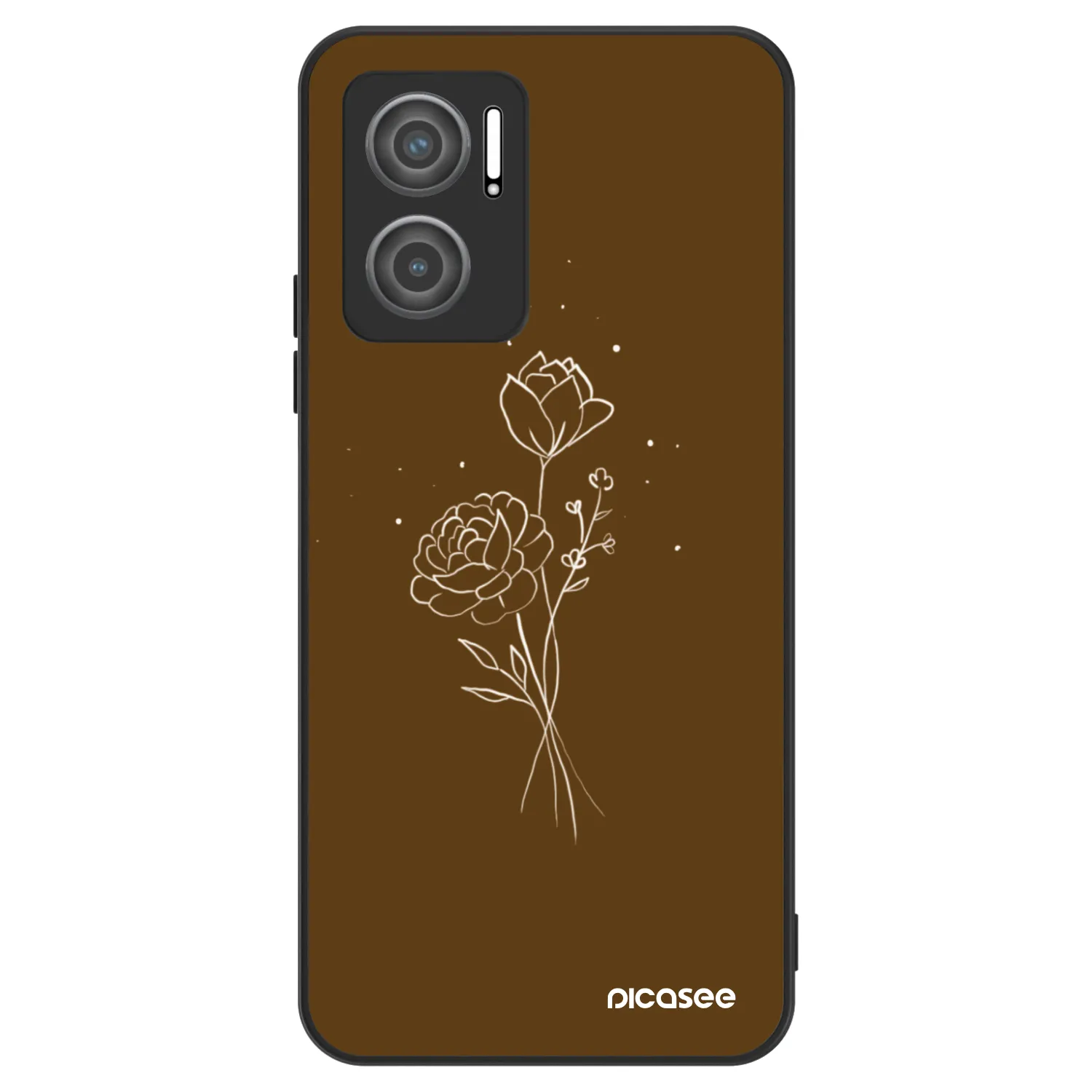 Picasee ULTIMATE CASE für Xiaomi Redmi 10 5G - Brown flowers