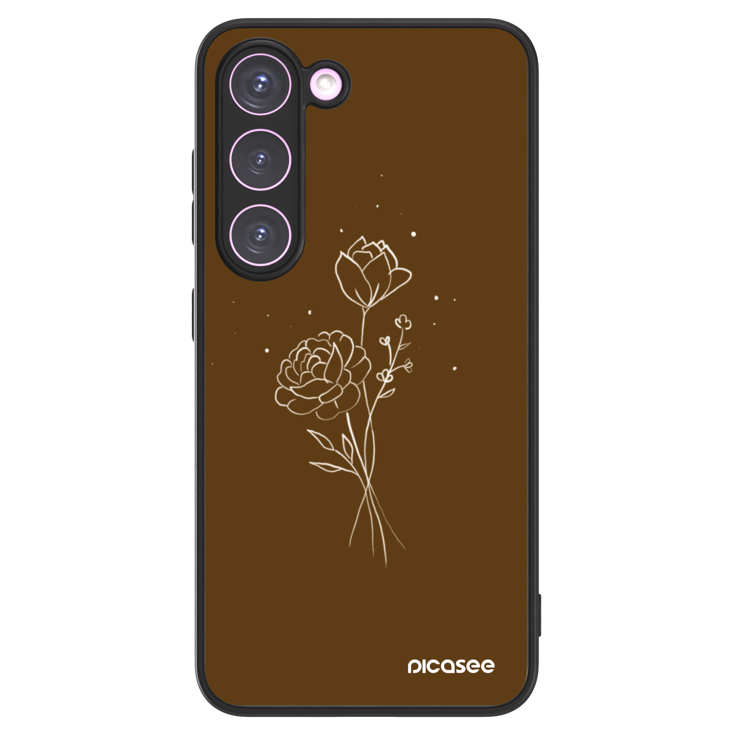 Picasee ULTIMATE CASE für Samsung Galaxy S23 5G - Brown flowers
