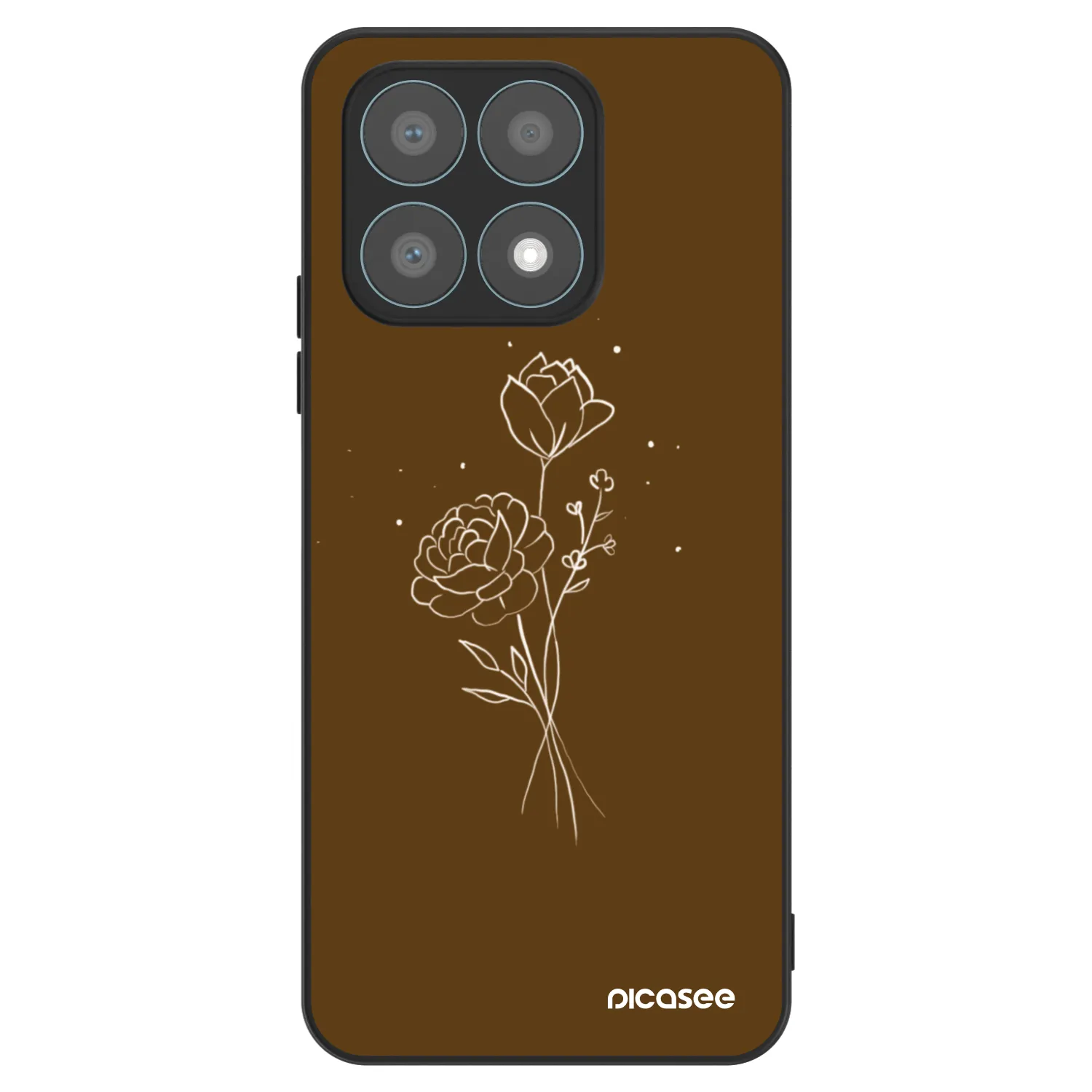 Picasee ULTIMATE CASE für Honor X8a - Brown flowers