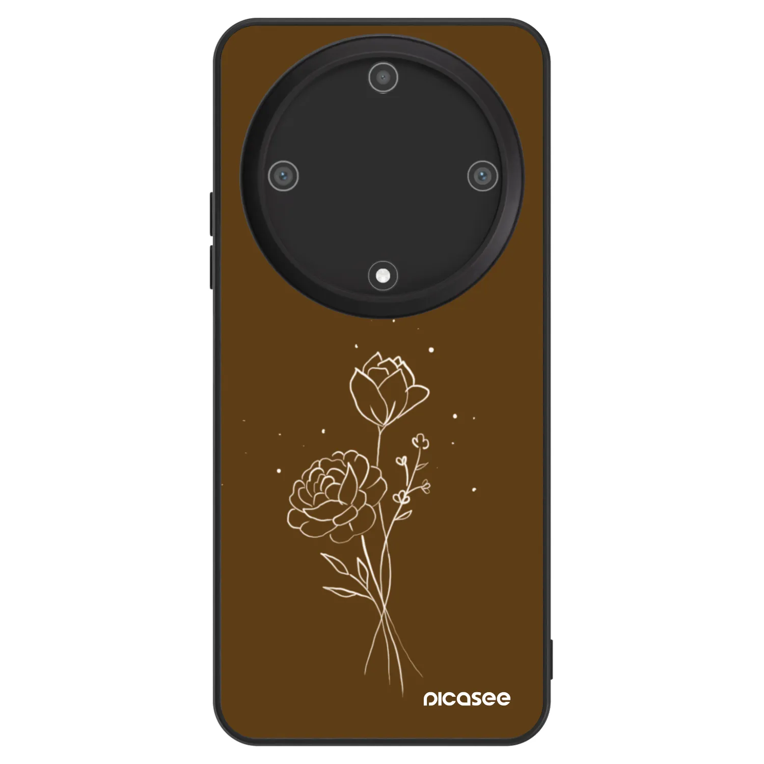 Picasee ULTIMATE CASE für Honor Magic5 Lite 5G - Brown flowers