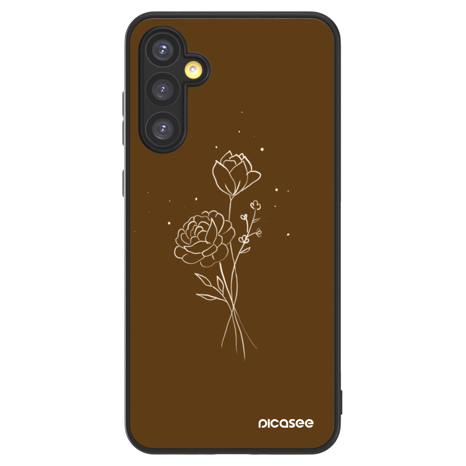 Picasee ULTIMATE CASE für Samsung Galaxy A34 5G A346B - Brown flowers