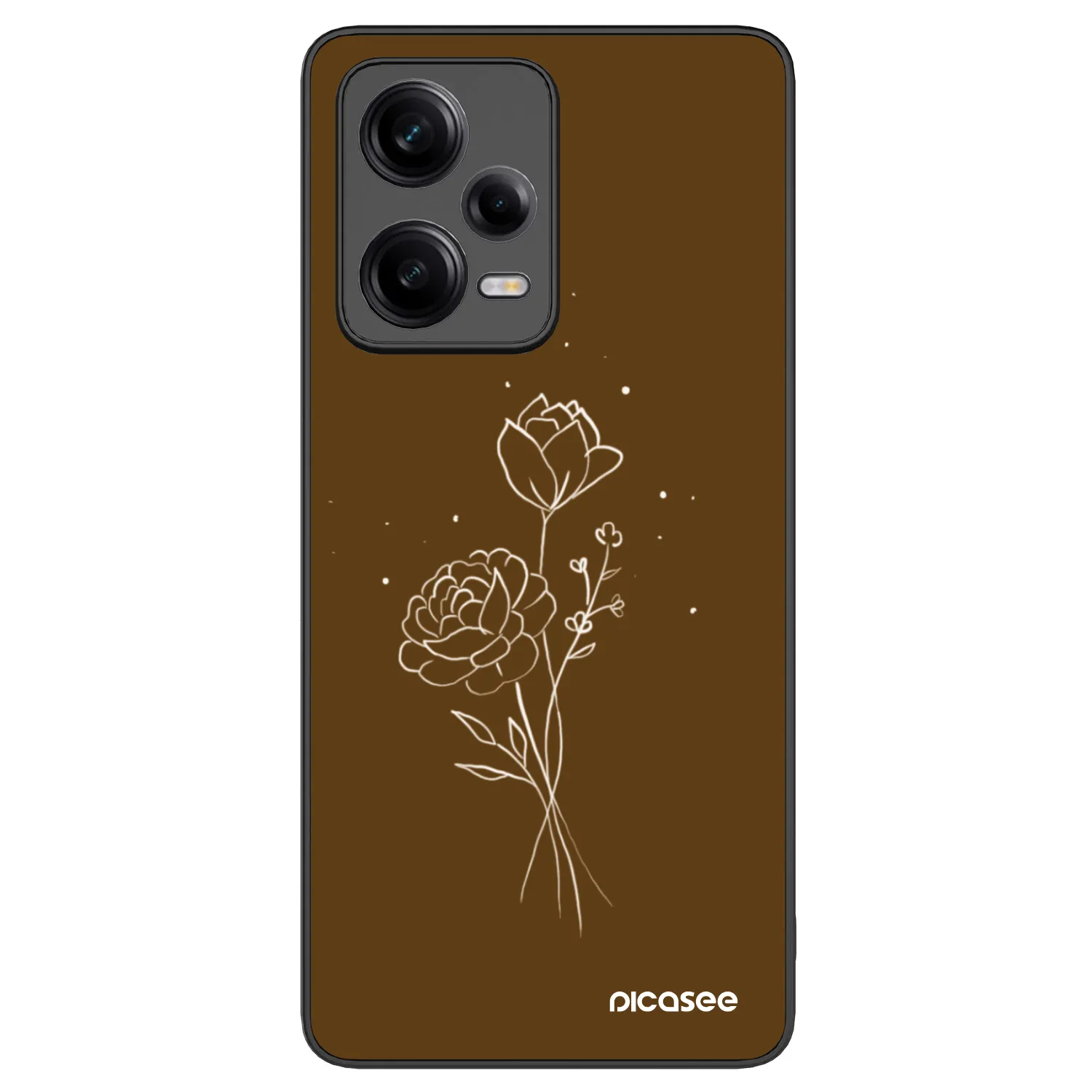 Picasee ULTIMATE CASE für Xiaomi Redmi Note 12 Pro+ 5G - Brown flowers