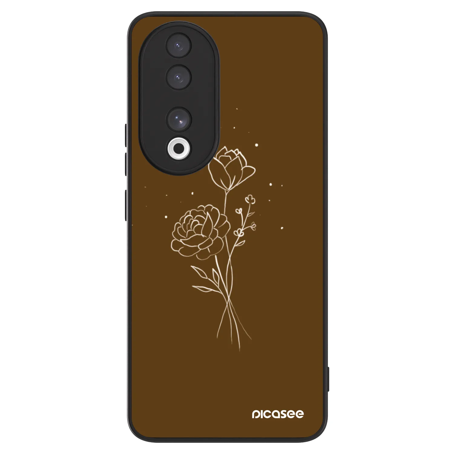 Picasee ULTIMATE CASE für Honor 90 5G - Brown flowers