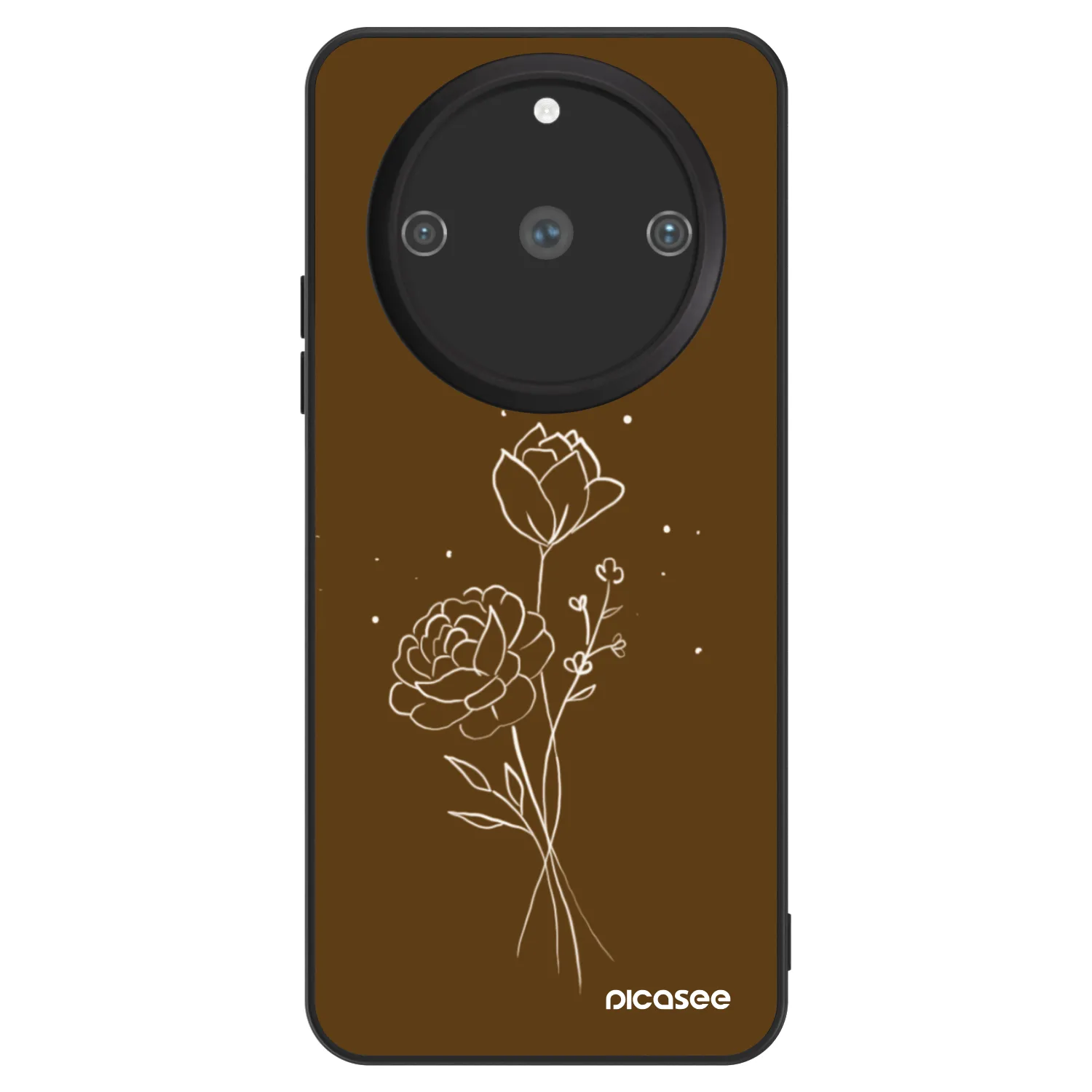 Picasee ULTIMATE CASE für Realme 11 Pro+ - Brown flowers