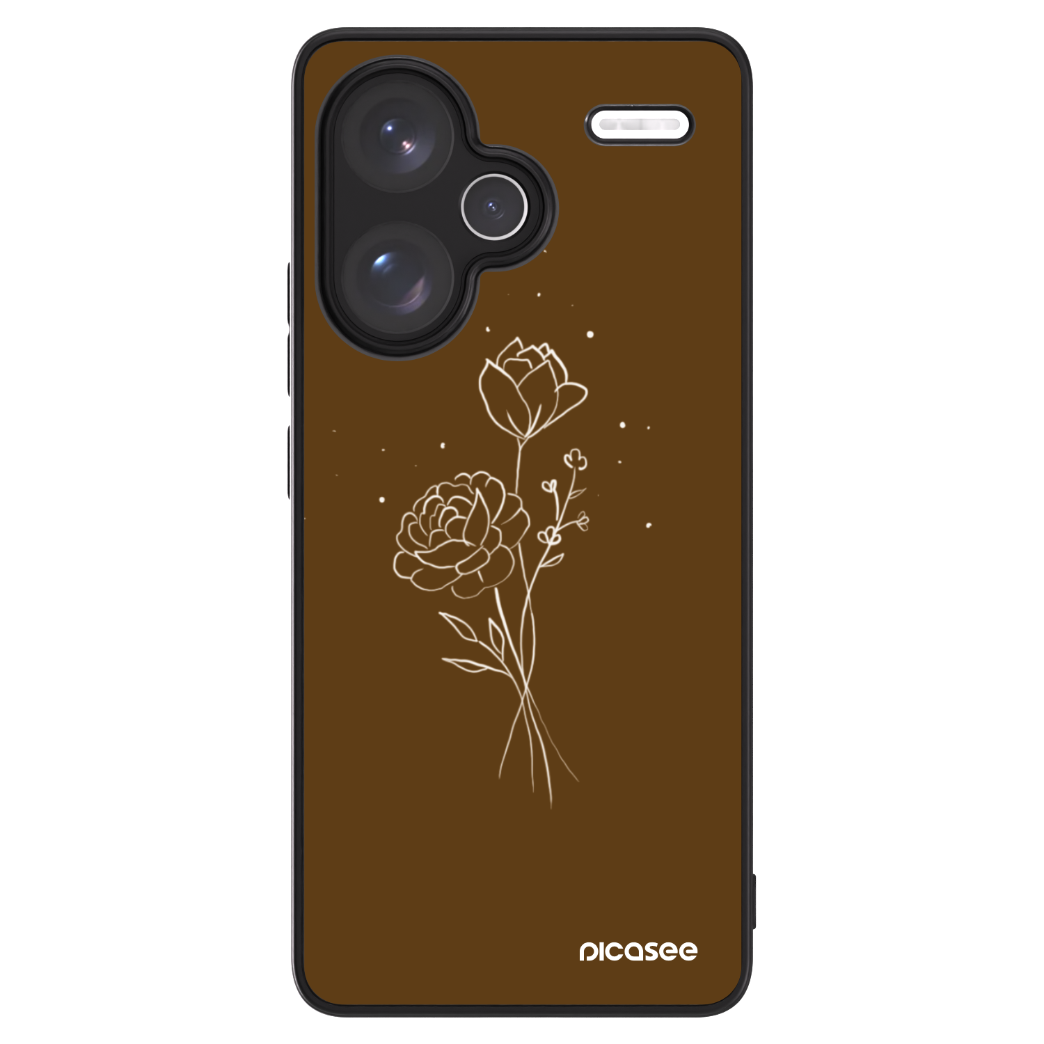 Picasee ULTIMATE CASE für Xiaomi Redmi Note 13 Pro+ 5G - Brown flowers
