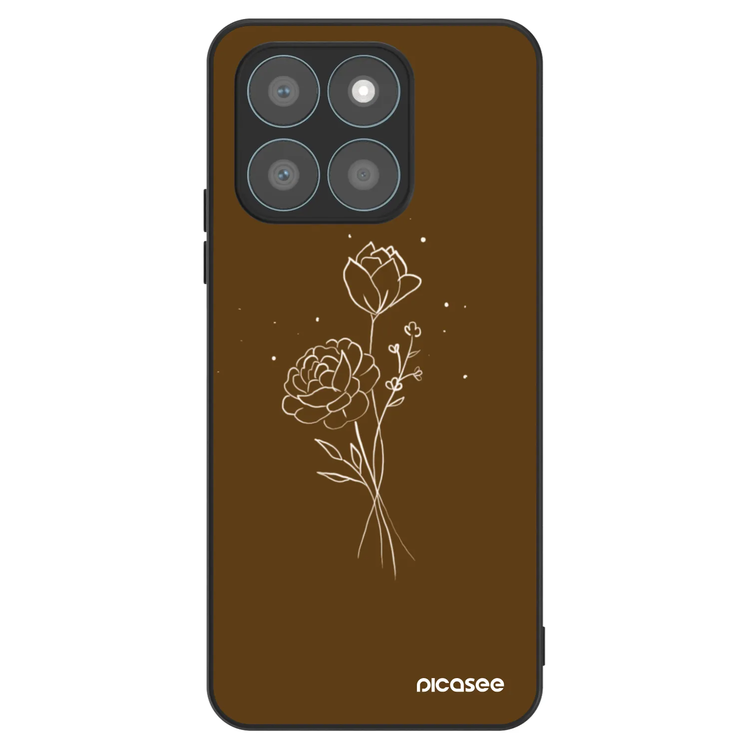 Picasee ULTIMATE CASE für Honor X8b - Brown flowers
