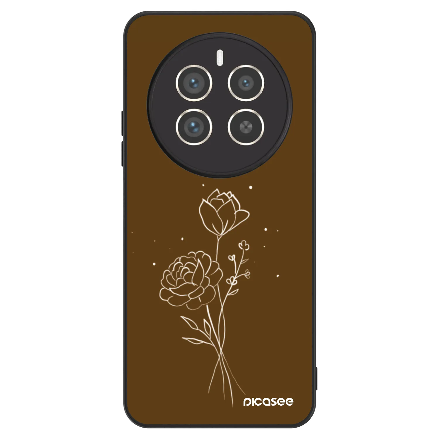 Picasee ULTIMATE CASE für Realme 12 Pro 5G - Brown flowers